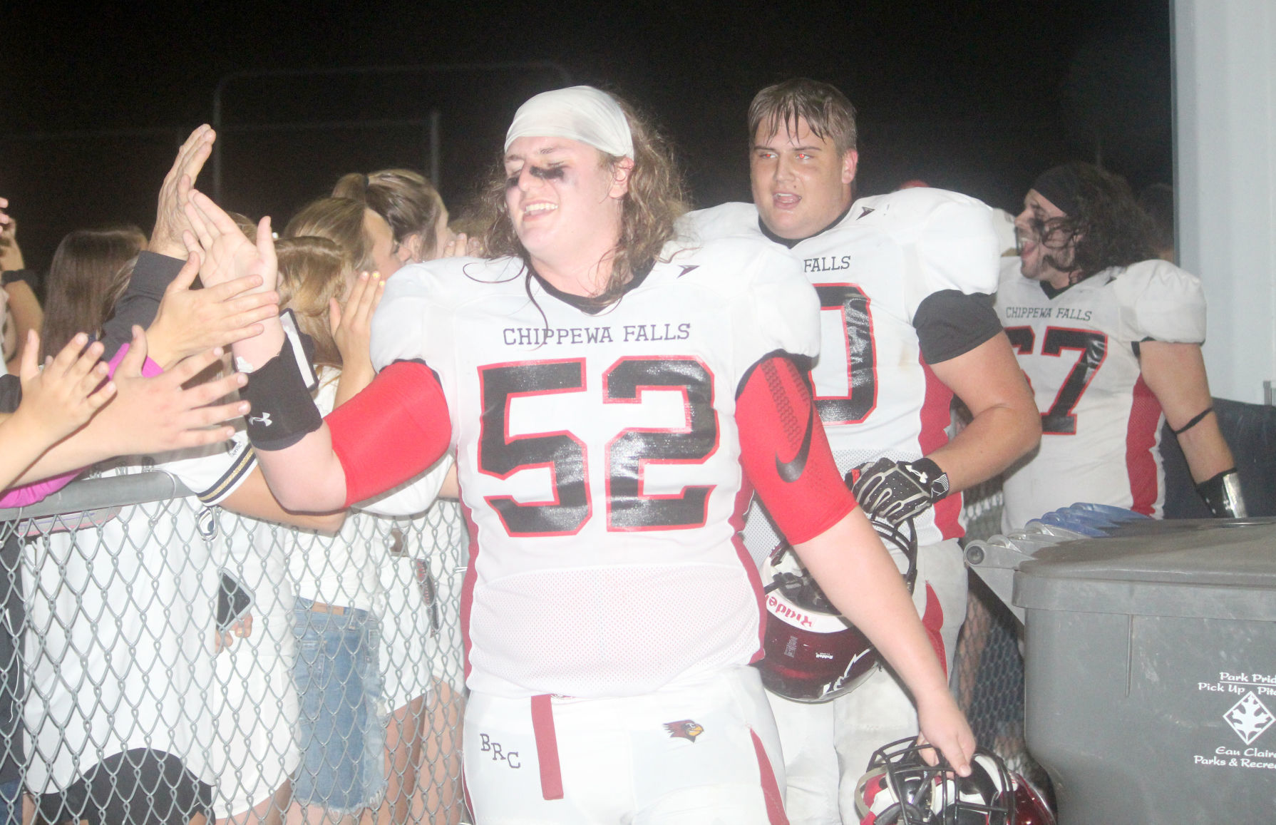Chi-Hi football at Eau Claire Memorial 9-14-18